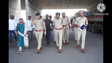 వైరా: వైరా లో గ్రీన్ ఫీల్డ్ హైవే ను సందర్శించిన పోలీస్ కమిషనర్ సునీల్ దత్