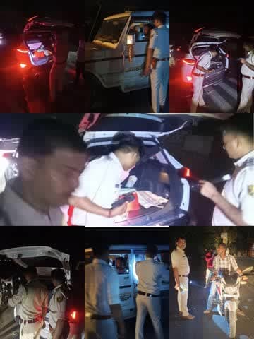 पुलिस_अधीक्षक, कटिहार के निर्देशानुसार अपराध की रोकथाम एवं सुरक्षा व्यवस्था बनाए रखने हेतु #कटिहार_पुलिस द्वारा सभी थाना क्षेत्रों में सघन वाहन जाँच अभियान चलाया जा रहा है।