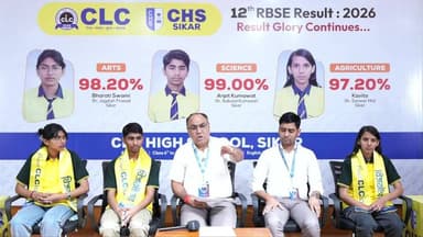 LIVE : MEET With 12th RBSE TOPPERS
#SikarSandesh #CLCSikar #RajasthanNews #Sikar #RBSE