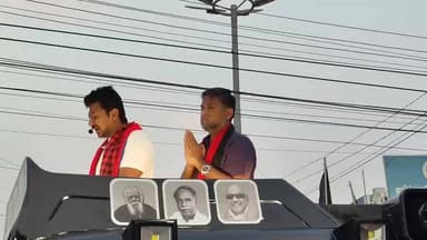 பாலக்கோடு: பாலக்கோடு பேருந்து நிலையத்தில் துணை முதலமைச்சர் உதயநிதி ஸ்டாலின் டாக்டர் செந்தில்குமார் வாக்குகளை சேகரித்தார்.