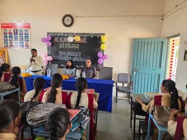 #स्कूल_चलें_हम अभियान के अंतर्गत अनुविभागीय अधिकारी (राजस्व) मेघनगर, सुश्री अवनधती प्रधान के नेतृत्व में शासकीय उच्चतर म...