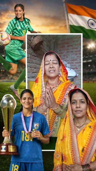 "एक मां का सपना…
जब बेटी पूरा करती है…
तो कहानी नहीं… इतिहास बनता है… 🇮🇳
सीवान के मैरवा की बेटी श्रुति कुमारी ने
आज वही...