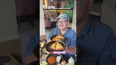 Unlimited Buffet at just ₹255 🤪🍕 #ytshorts #prayagraj #unlimitedbuffet