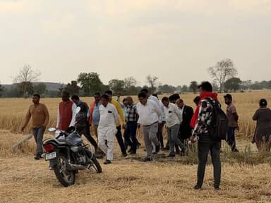 जिले में सांची जनपद के ग्राम खनपुरा में लगभग 50 एकड़ में लगी गेहूं की फसल में आग लग गई। जिसे फायर ब्रिगेड और ट्रैक्टर्स ...