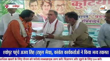 श्योपुर में राहुल भैया का जोरदार स्वागत, कार्यकर्ताओं में दिखा उत्साह | ChambalTV
#RahulBhaiya #AjaySingh #Sheopur #Con...