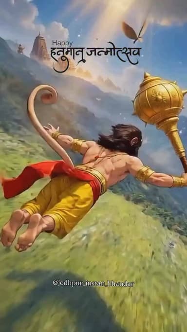 हनुमान जन्मोत्सव री घणी शुभकामनाओं 🙏🛕