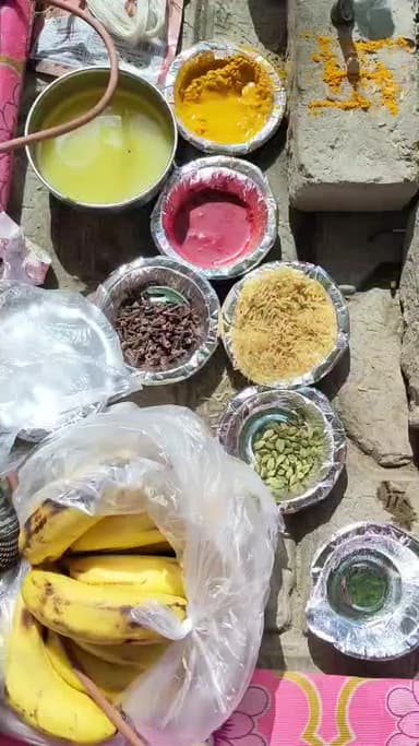 हसनपुर: आज क्षेत्र थाना लहरा के ग्राम पंचायत सिरसा कला मस्तक में हनुमान जन्मोत्सव पर हनुमान मूर्ति पर क्या हवन पूजन निकल गई जाएग