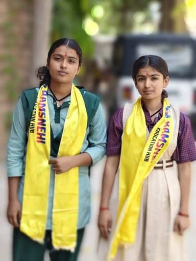 कोराना काल में पिता का छाया सिर से उठा दोनों बहनों ने परचम लहराया रामस्नेही उच्च माध्यमिक विद्यालय के संस्थापक छगन लाल स...