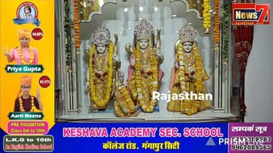 #live हनुमान जयंती के उपलक्ष्य में चौक वाले बालाजी का सजा दरबार #news7rajasthan #News7 #Gangapurcity #babashyam #kushalg...