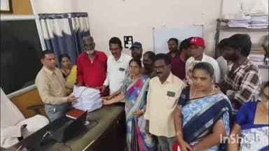 కొత్తగూడెం: పేదలకు డబల్ బెడ్ రూమ్ మంజూరు చేయాలని పాల్వంచ సిపిఎం పార్టీ ఆధ్వర్యంలో తాసిల్దార్ కు వినతిపత్రం అందజేత