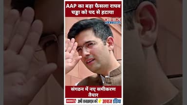 AAP का बड़ा फैसला राघव चड्ढा को पद से हटाया, संगठन में नए समीकरण तैयार #PoliticalNews #RaghavChadha