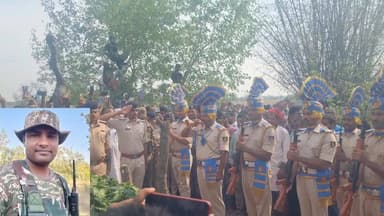 औरंगाबाद का लाल शहीद! 🇮🇳 फौजी चंदन वर्मा को अंतिम सलामी, नम हुईं आंखें।#Bharatcrimelivenews
#Aurangabad #Bihar #Chandan...