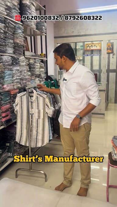 📍Prince Collection , 2nd Floor, Old Tharagupet.
☎️ 9620100832 / 8792608322
.
.
.
#manufacturer #wholesalemarket #shirts