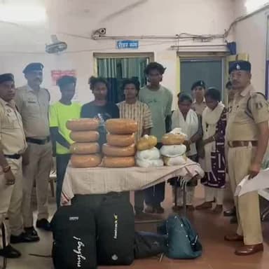 रायपुर: उड़ीसा/म.प्र. के अंतर्राज्यीय गांजा तस्कर गिरोह के 7 आरोपियों को किया गया गिरफ्तार