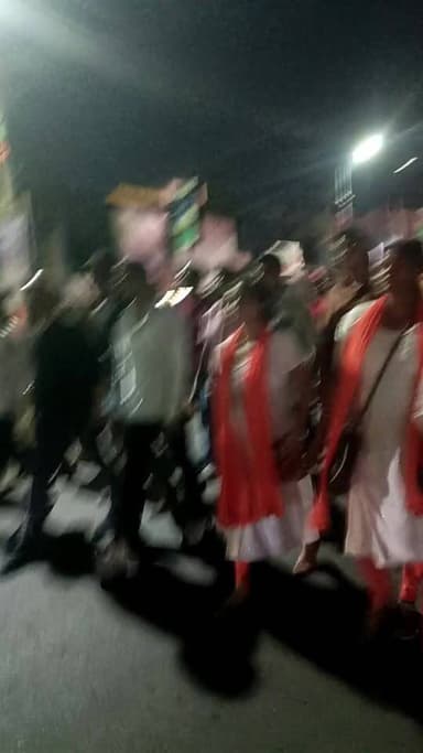 হাবড়ায় পরিবর্তনের ডাক দিয়ে বিজেপি প্রার্থীর সমর্থনে মিছিল #bjpwb #westbengalvote2026 #habra #bonga #Westbengalbjp