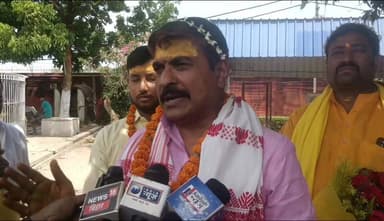 लखीसराय पहुंचे भाजपा प्रदेश मंत्री संतोष रंजन ने विपक्ष पर बोला जोरदार हमला।