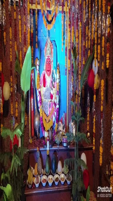 नगर में आज हनुमान जयंती पर हुआ अन्नकूट महोत्सव