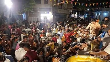 धौलपुर: धौलपुर में धूमधाम से निकली हनुमानजी की शोभायात्रा