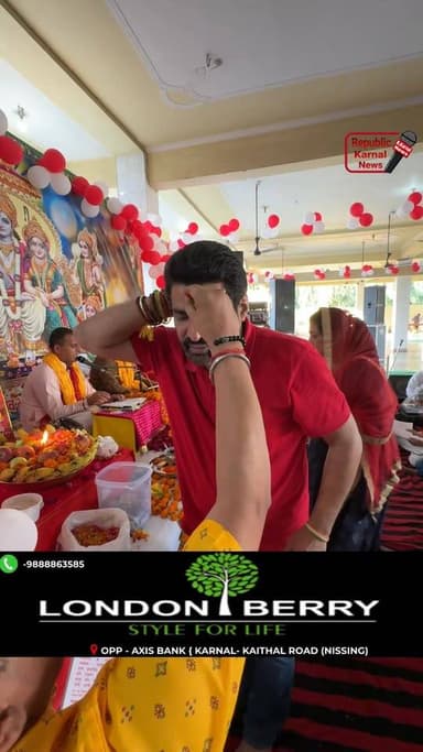 हनुमान जयंती सनातन धर्म शिव मंदिर में बड़ी धूमधाम से मनाई गई