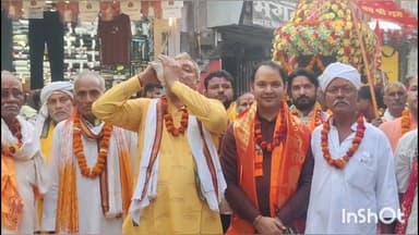 #मथुरा जनपद के कोसीकला में बड़े ही धूमधाम से निकाला हनुमान जी का डोला