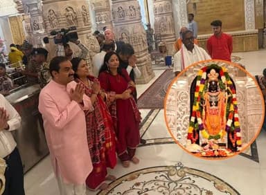 अयोध्या पहुंचे उद्योगपति गौतम अडाणी,परिवार संग किए रामलला के दर्शन, बोले—“ये सिर्फ मंदिर नहीं, भारत की आत्मा है”
पूरी खब...