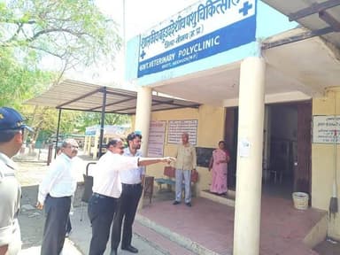 कलेक्टर ने किया पशु चिकित्सा क्लिनिक एवं पशुपालन कार्यालय का निरीक्षण
=================================
कलेक्टर श्री ...