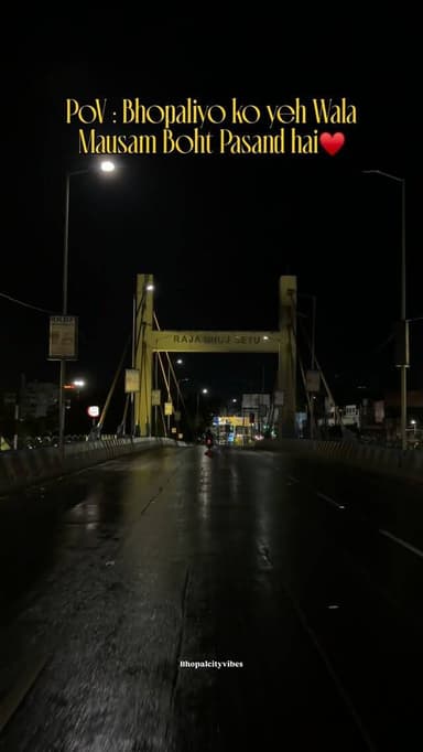 When it rains in Bhopal❤️🫶