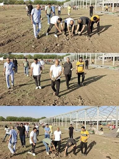 *शिव महापुराण कथा से पहले मेडिसिटी ग्राउण्ड की सफाई के लिए सैकड़ो श्रद्धालुओं ने किया श्रमदान*
*महंत बाबूगिरी महाराज क...