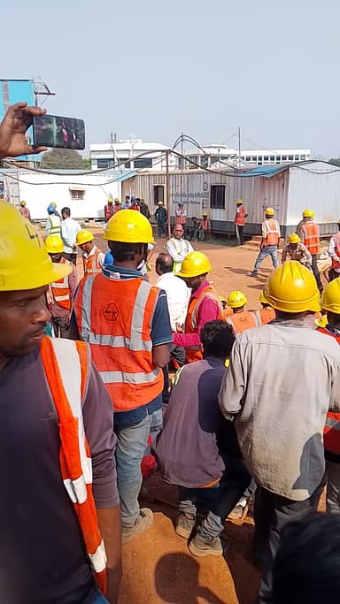 nagarnar l&t steel plant mai naya salary kiliye trike Kya jara raha hai