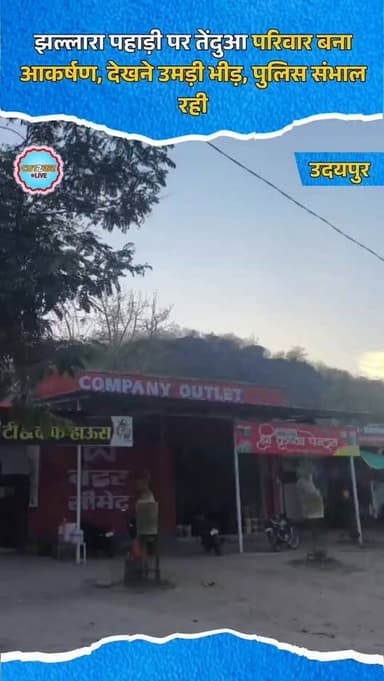 झल्लारा पहाड़ी पर तेंदुआ परिवार बना आकर्षण, देखने उमड़ी भीड़, पुलिस संभाल रही
उदयपुर जिले के झल्लारा क्षेत्र में स्थित ...