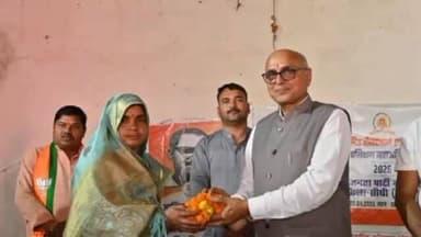 गोपद बनास: चोरगढ़ी में सांसद डॉक्टर राजेश मिश्रा ने पंडित दीनदयाल उपाध्याय प्रशिक्षण महाभियान को संबोधित किया