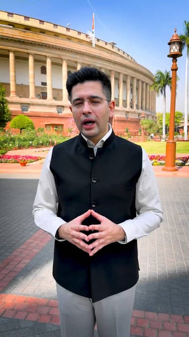 शाहदरा: सांसद राघव चड्ढा की आम आदमी पार्टी को चेतावनी, 'मेरी खामोशी को हार मत समझना'