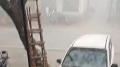 लोहारू: सिंघानी में तेज हवा के साथ बारिश शुरू, मौसम विभाग का अलर्ट सही साबित हुआ