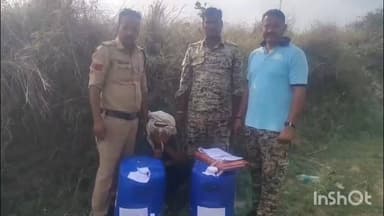 बैराड़: बैराड़ पुलिस ने 80 लीटर हाथ भट्टी की कच्ची शराब जब्त की, आरोपी गिरफ्तार, जेल भेजा