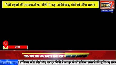 #news निजी स्कूलों की समस्याओं पर बौंली में बड़ा अधिवेशन, मंत्री को सौंपा ज्ञापन #news7 #bouli #sawaimadhopur