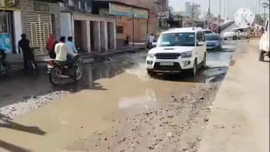सोजत: सोजत रोड नगर पालिका की लापरवाही से लोगों के लिए बनी मुसीबत, सिवरेज के पानी और अधूरी सड़क से व्यापारी व लोग परेशान