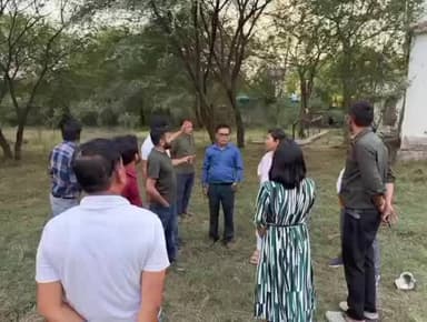 दमोह: सुभाष कॉलोनी के नाले का तकनीकी टीम ने किया निरीक्षण