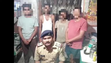सिवान: सिवान पुलिस ने सड़क किनारे होटलों व ढाबों की जांच कर 4 अभियुक्तों को किया गिरफ्तार