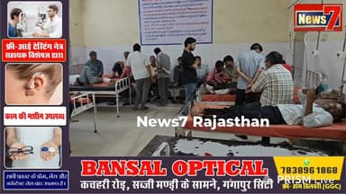 #live मोटरसाइकिल और ट्रैक्टर की हुई भिड़ंत, दो व्यक्ति हुए घायल #news7rajasthan #News7 #Gangapurcity #accident