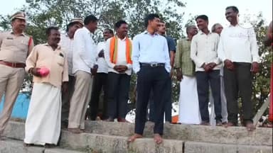 బోధన్: నవీపేట: తుంగిని గోదావరి పుష్కర ఘాట్ ను పరిశీలించిన సిపి సాయి చైతన్య