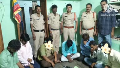 నిజామాబాద్ సౌత్: నగరంలో పేకాట స్థావరంపై 3 టౌన్ పోలీసులు దాడులు, ఏడుగురు పేకాట రాయుళ్ళ అరెస్ట్