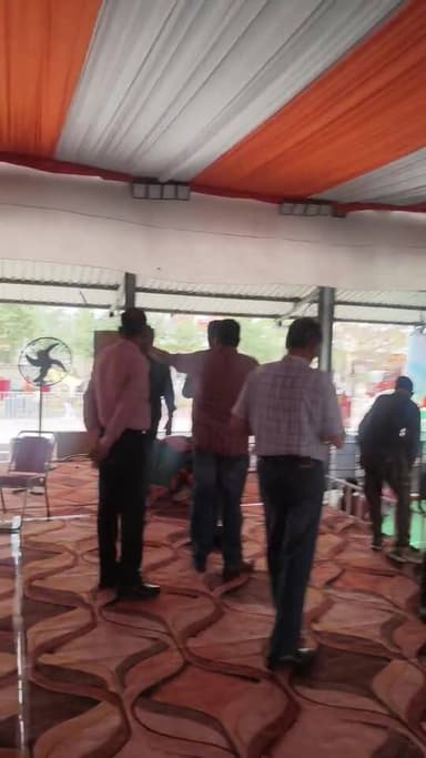 कल मुख्यमंत्री की होने वाली रैली की तैयारियां जोरों पर