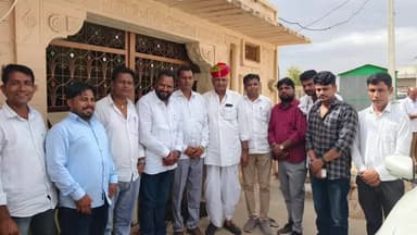 मेड़ता: मेड़ता विधायक लक्ष्मण कलरु नागौर जिले के ग्रामीण क्षेत्र के दौरे पर रहे