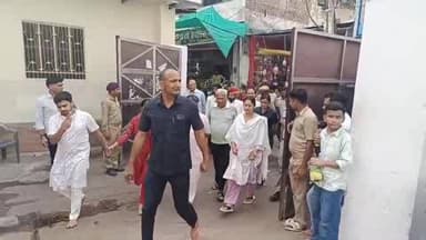 श्रीमाधोपुर: केंद्रीय मंत्री अन्नपूर्णा देवी ने खाटू श्याम जी पहुंचकर बाबा श्याम के दर्शन किए