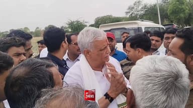 करौली:नांंगलशेरपुर पहुंचे कृषि मंत्री,बस स्टैंड के पास सीएम की सभा स्थल का लिया जायजा #57newsrajasthan