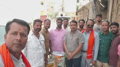 बोरियो: साहिबगंज: विराट हिंदू सम्मेलन के महाप्रसाद के लिए अन्न व धन संग्रह अभियान ज़ोरों पर