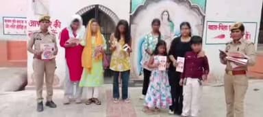 सुल्तानपुर: सुलतानपुर में मिशन शक्ति अभियान, बेटियों को सुरक्षा का पाठ और हेल्पलाइन नंबरों की दी गई जानकारी