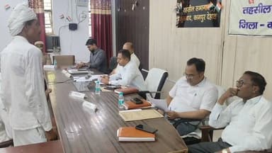 #रसूलाबाद तहसील परिसर में संपूर्ण समाधान दिवस उपजिलाधिकारी की अध्यक्षता में हुआ संपन्न 94 शिकायतें दर्ज,