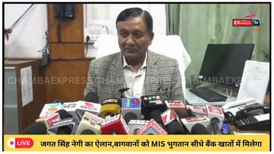 शिमला: जगत सिंह नेगी का ऐलान,बागवानों को MIS भुगतान सीधे बैंक खातों में मिलेगा #Shimla
#HimachalPradesh
#JagatSinghNegi
...