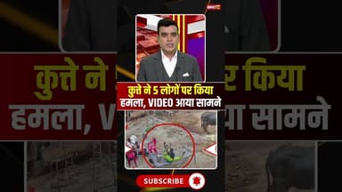 कुत्ते ने 5 लोगों पर किया हमला, VIDEO आया सामने #mpnews #mhow #indore #dogattack #dogvideos